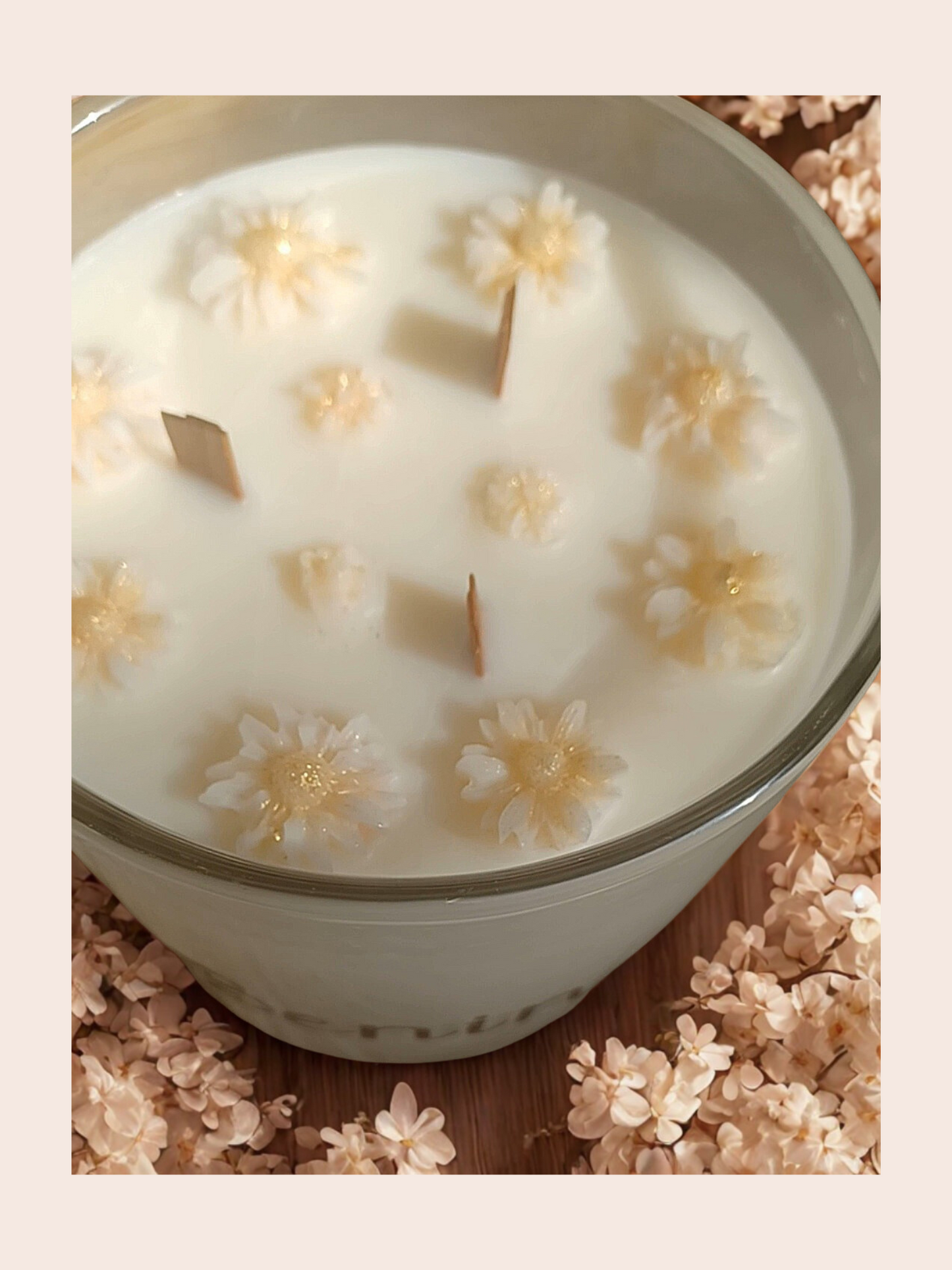 Geurkaars met 3 wieken 600gr