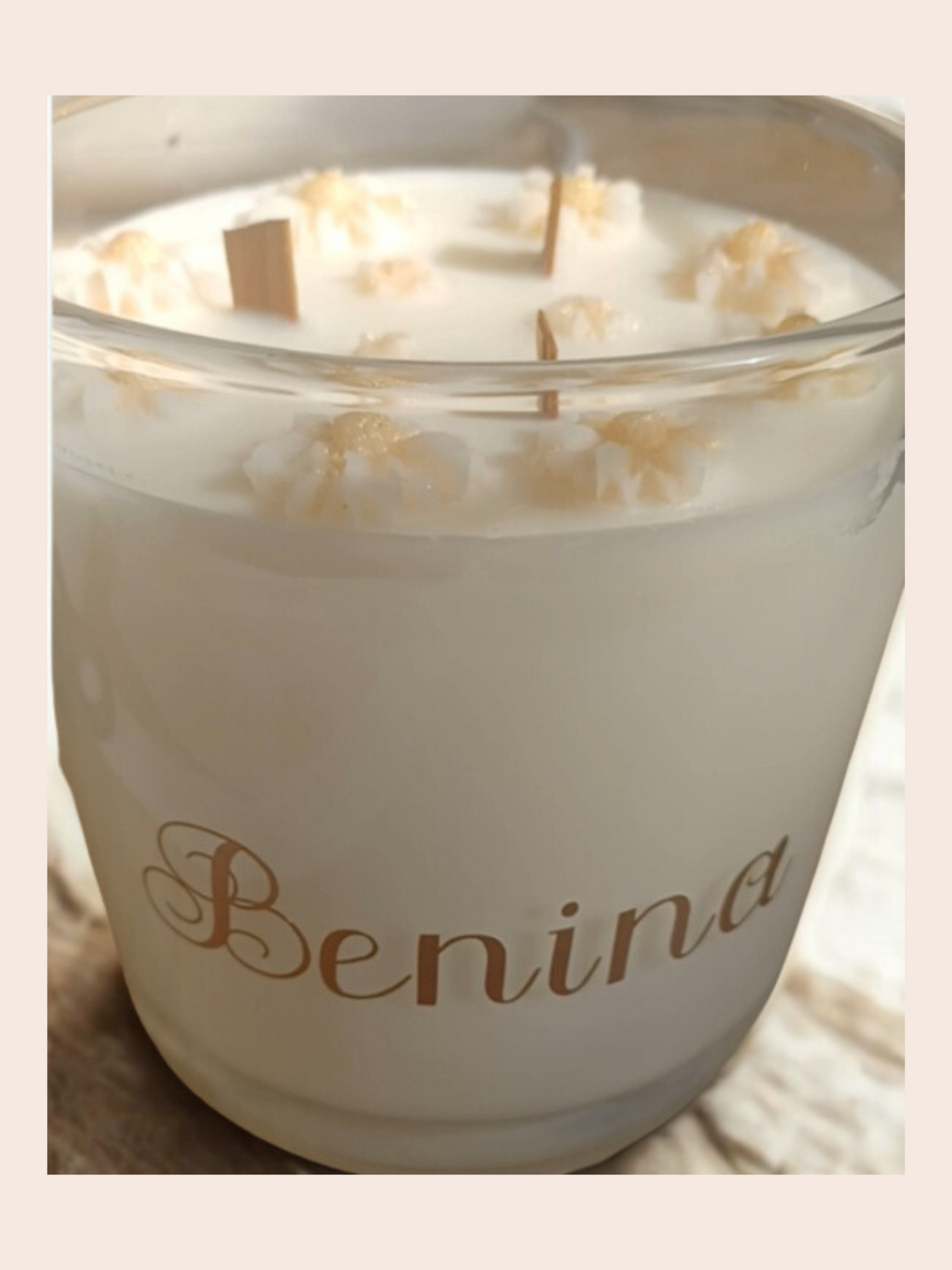 Geurkaars met 3 wieken  600gr